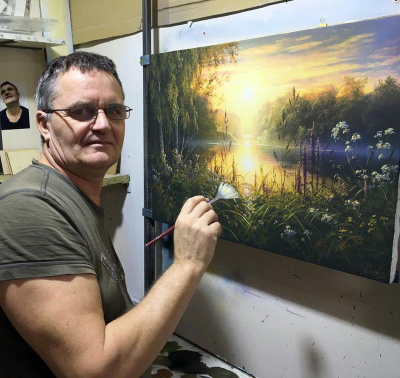 Мастер пейзажной живописи Юшкевич Виктор Николаевич