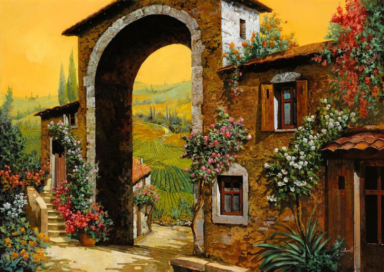 Прогулки по великолепной Италии с художником Guido Borelli