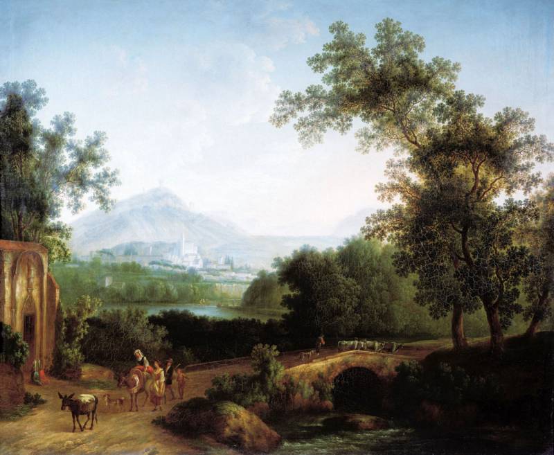 Петров - Итальянский пейзаж. 1806