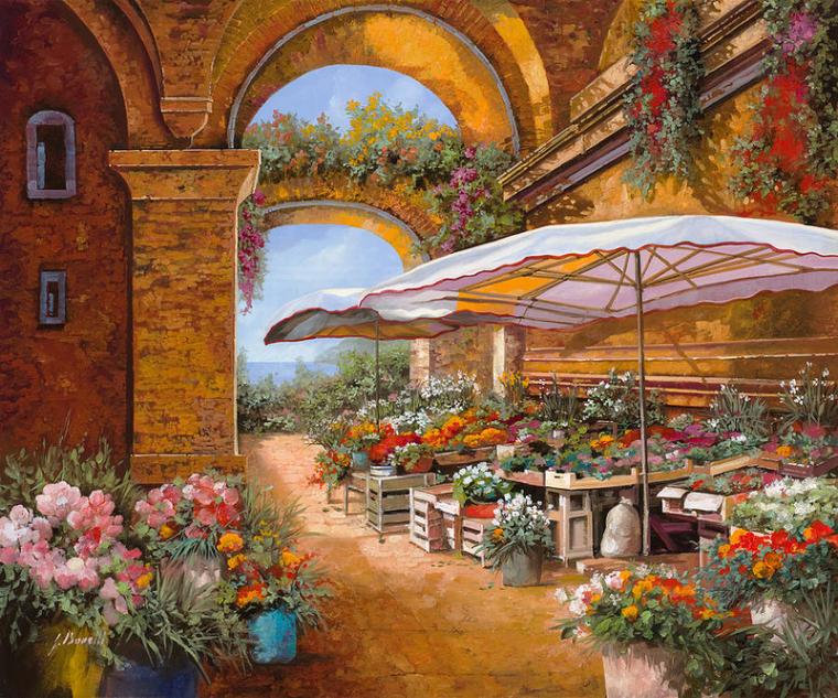 Прогулки по великолепной Италии с художником Guido Borelli