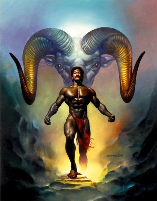 Овен. Автор: Boris Vallejo.