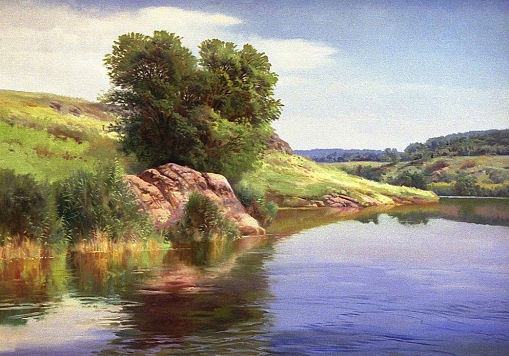 Пейзажи украинского художника Виктора Долгополова