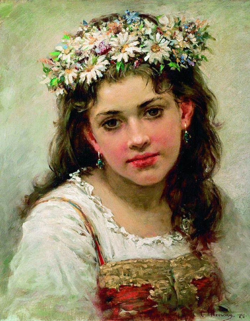 Русские красавицы. Живопись девушки, живопись, рисунки