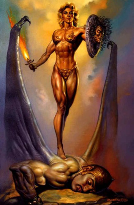 Минерва. Автор: Boris Vallejo.