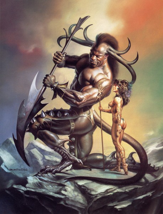 Калеванпойат. Автор: Boris Vallejo.