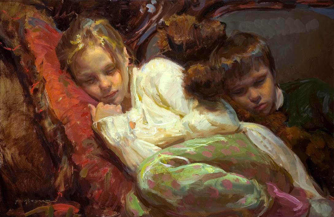 Эмоциональные картины американского художника Daniel F. Gerhartz