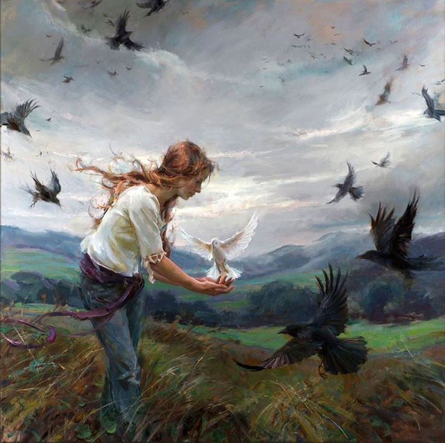 Эмоциональные картины американского художника Daniel F. Gerhartz