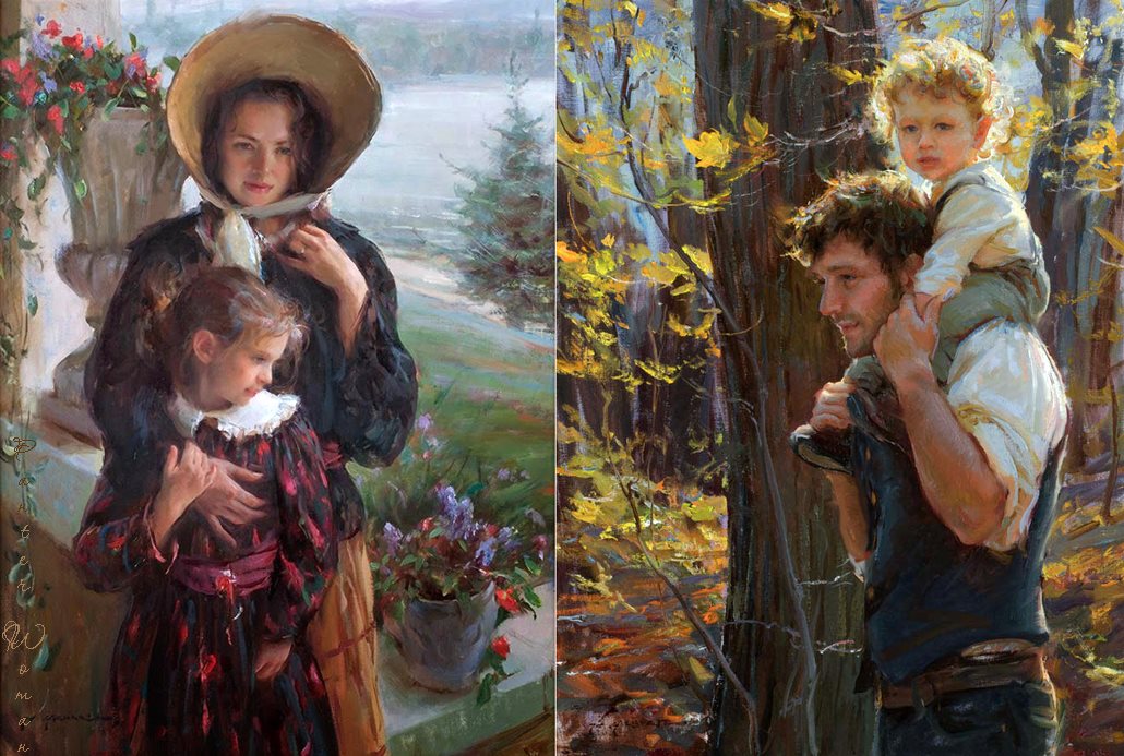 Эмоциональные картины американского художника Daniel F. Gerhartz