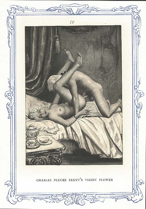 Иллюстрации к роману Джона Клеланда «Фанни Хилл. Мемуары женщины для утех», 1887 г.