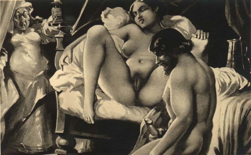 Эдуар Анри Авриль. Иллюстрации к «Любовным сонетам» Пьетро Аретино, 1892 г.