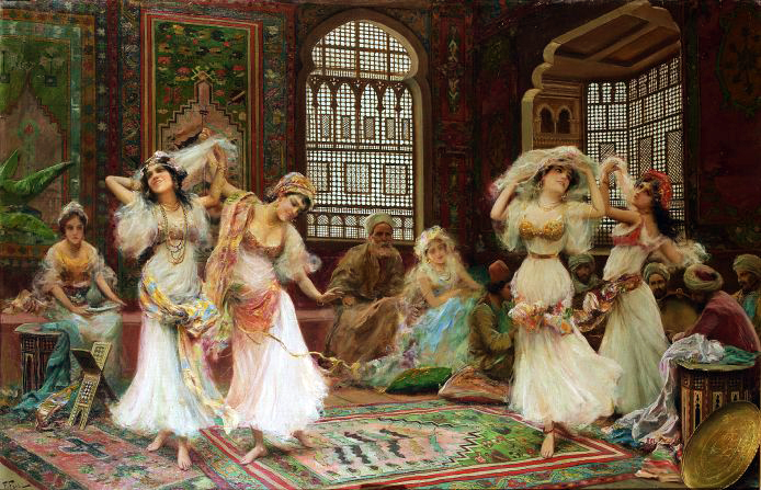 023 Танцовщицы в гареме (Dancers In The Harem) (694x447, 300Kb)