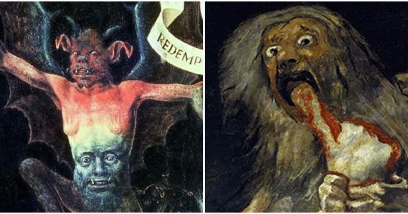 15 знаменитых картин, которые могут напугать до смерти живопись, искусство, необычные картины