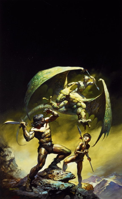 Творчество Бориса Валеджо (( Boris Vallejo) -- фэнтези-миры, полные красоты, секса и опасностей