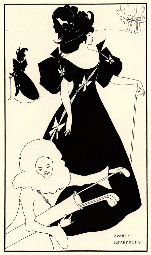 Обри Бердслей (Beardsley). Графика стиля модерн.