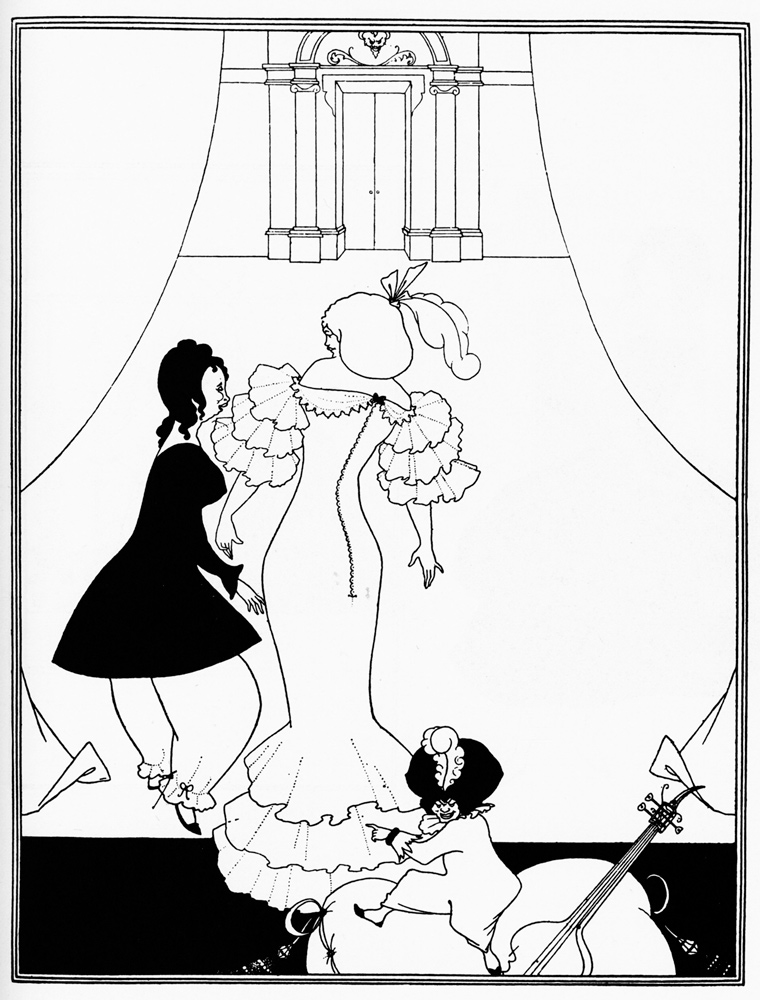 Обри Бердслей (Beardsley). Графика стиля модерн.