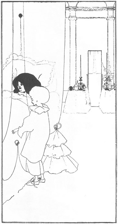 Обри Бердслей (Beardsley). Графика стиля модерн.