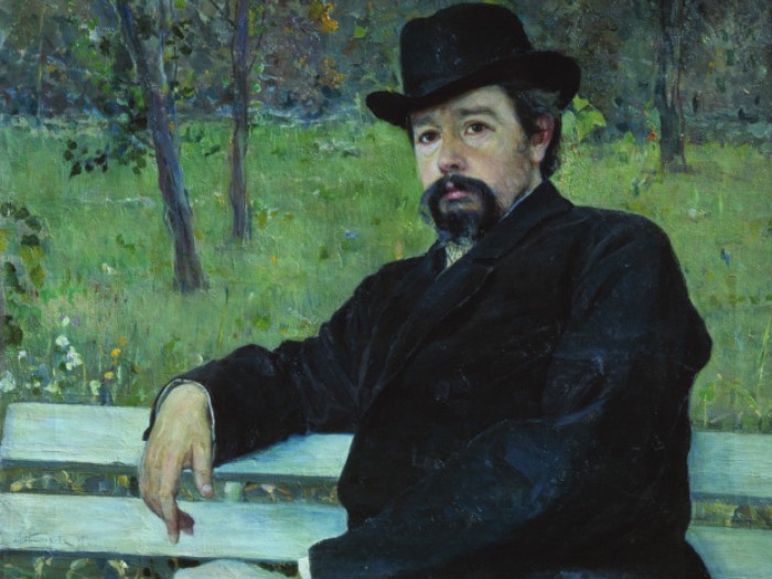 М. Нестеров. Портрет Н. Ярошенко, 1897. Фрагмент