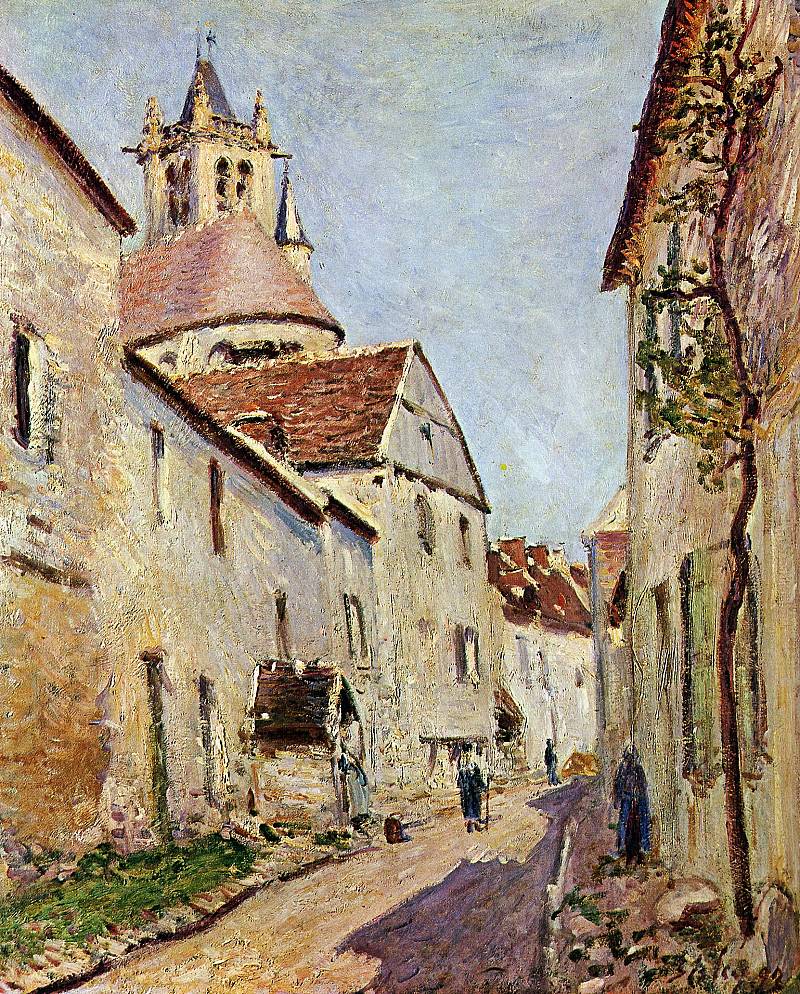 Sisley Alfred Rue de la Tannerie. Сислей, Альфред