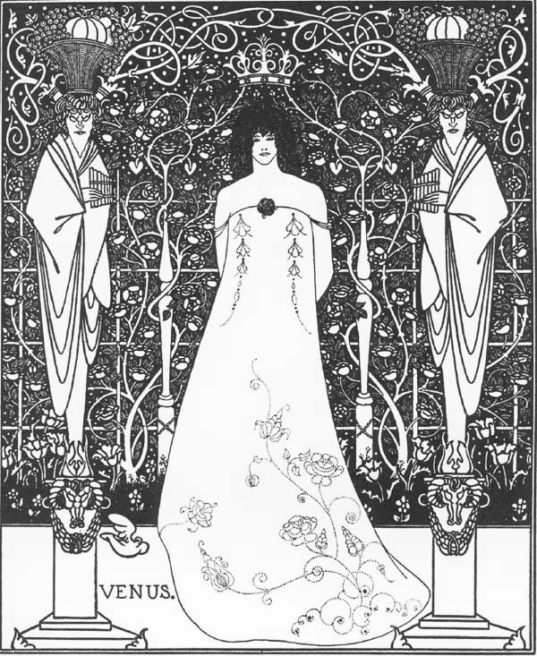 Обри Бердслей (Beardsley). Графика стиля модерн.