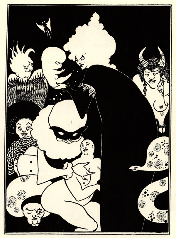 Обри Бердслей (Beardsley). Графика стиля модерн.