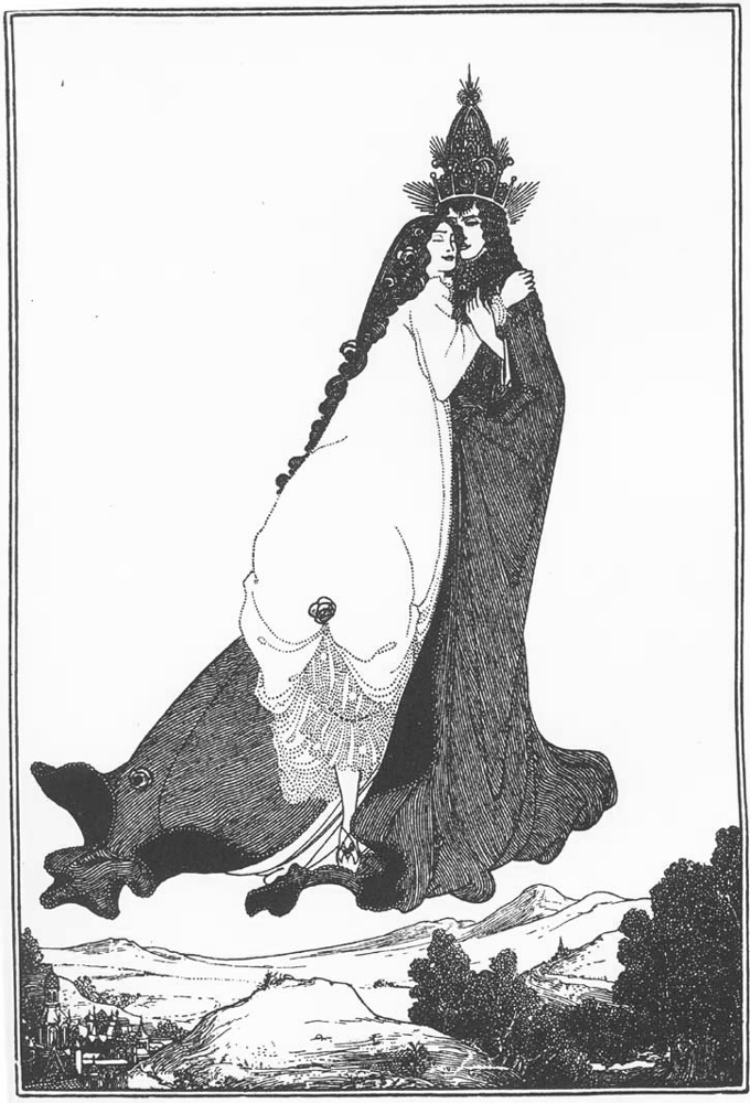 Обри Бердслей (Beardsley). Графика стиля модерн.