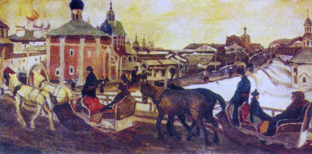 1903 К Троице. 1903(q). Х., м. 44х89. Барнаул - Юон Константин Федорович