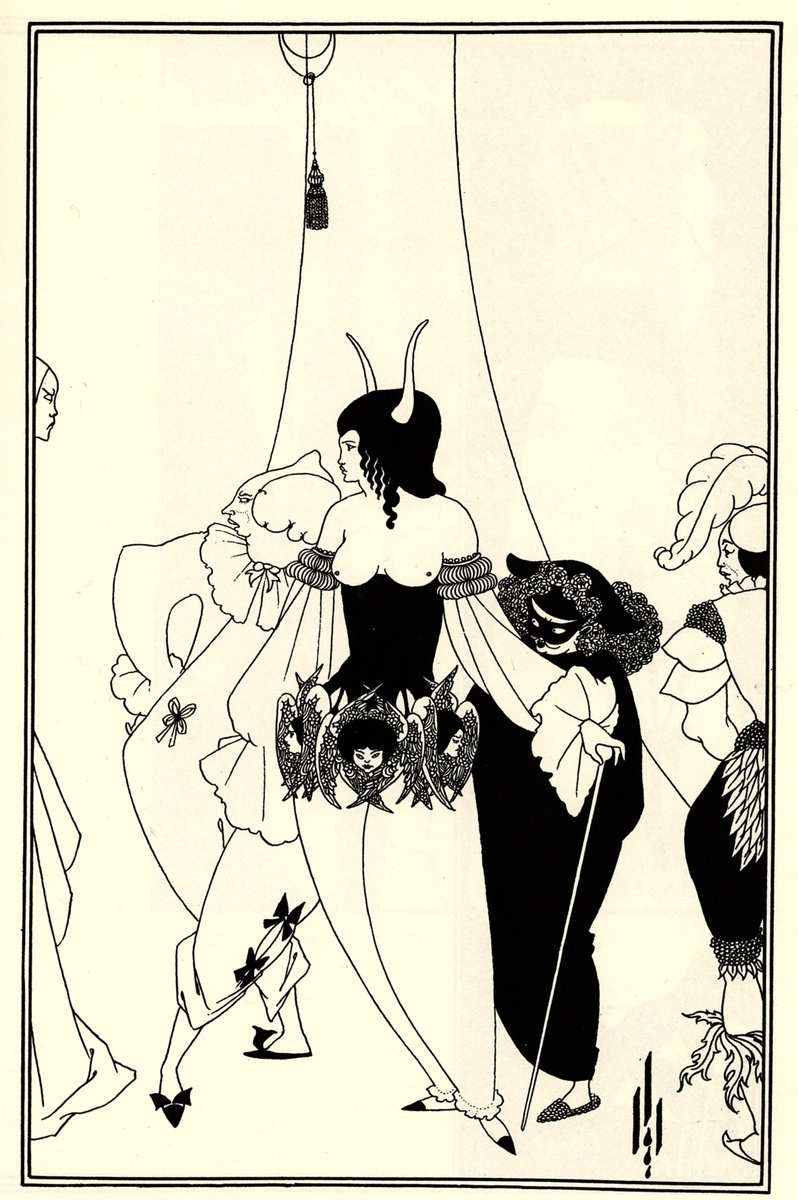 Обри Бердслей (Beardsley). Графика стиля модерн.