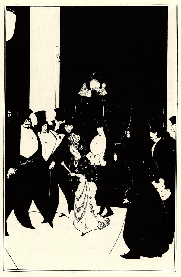 Обри Бердслей (Beardsley). Графика стиля модерн.