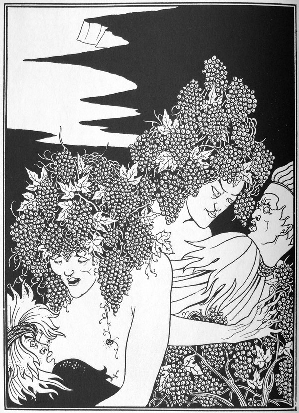 Обри Бердслей (Beardsley). Графика стиля модерн.