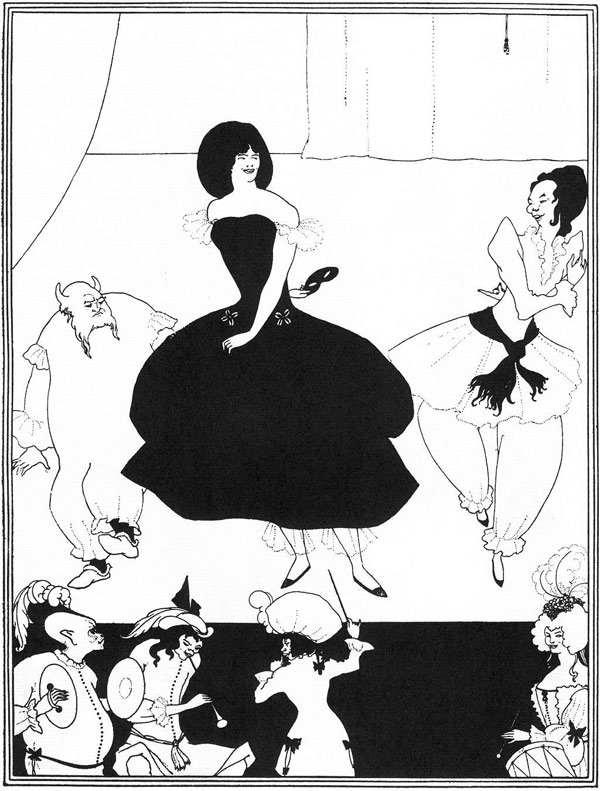 Обри Бердслей (Beardsley). Графика стиля модерн.