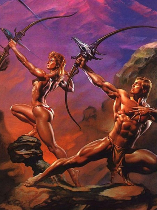 Лучники. Автор: Boris Vallejo.