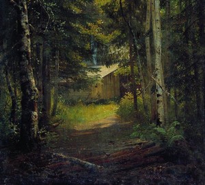 Сторожка в лесу, И. И. Шишкин