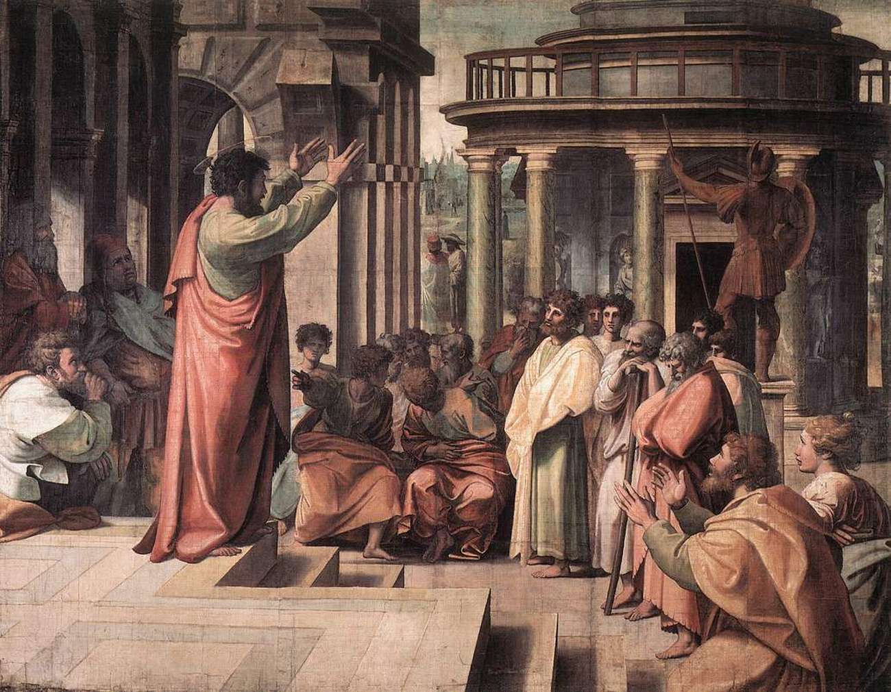 Святой Павел, проповедующий в Афинах