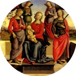 <b>ПЕРУДЖИНО Мадонна с младенцем в окружении ангелов, св. Розы и св. Екатерины</b>