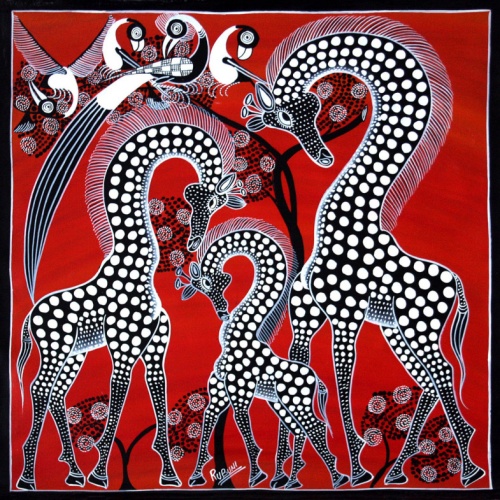 Tingatinga - жанр африканской живописи (69 работ)