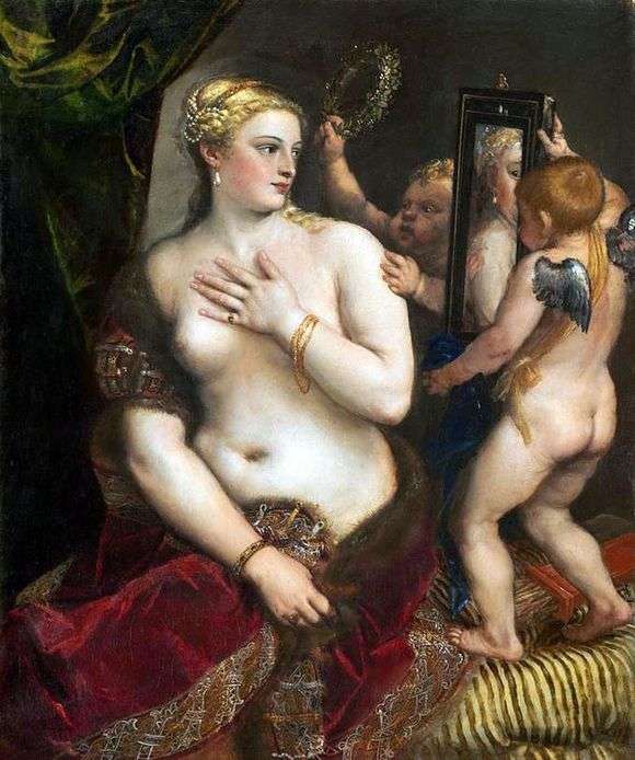Описание картины Тициана Вечеллио «Венера перед зеркалом»