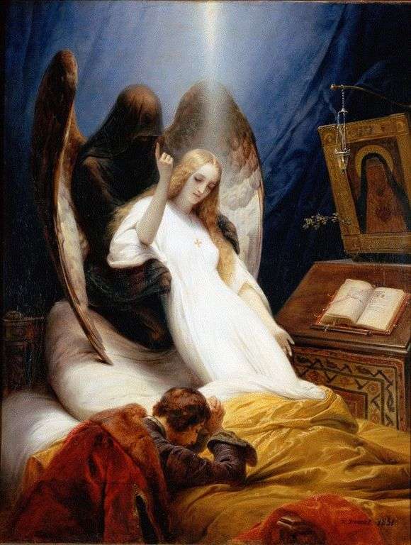 Описание картины Ораса Верне «Ангел смерти»