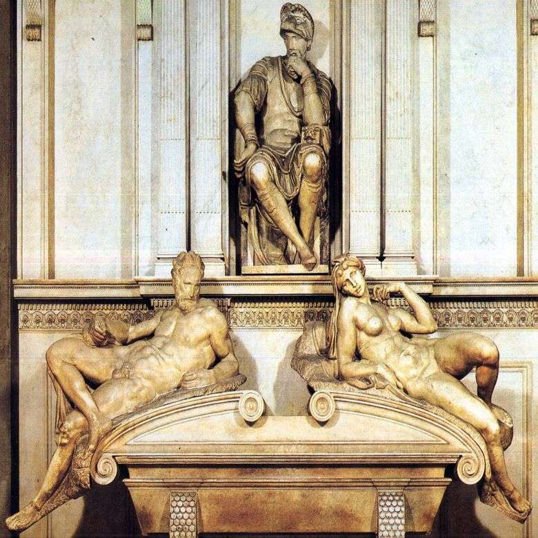 Описание скульптуры Микеланджело «Гробница Лоренцо Медичи»