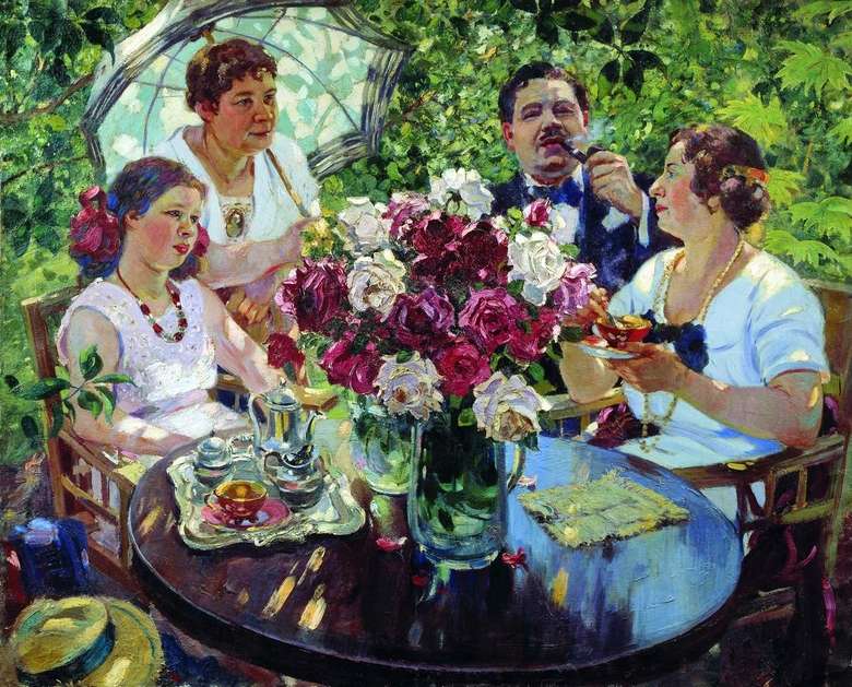 Описание картины Александра Герасимова «Семейный портрет»