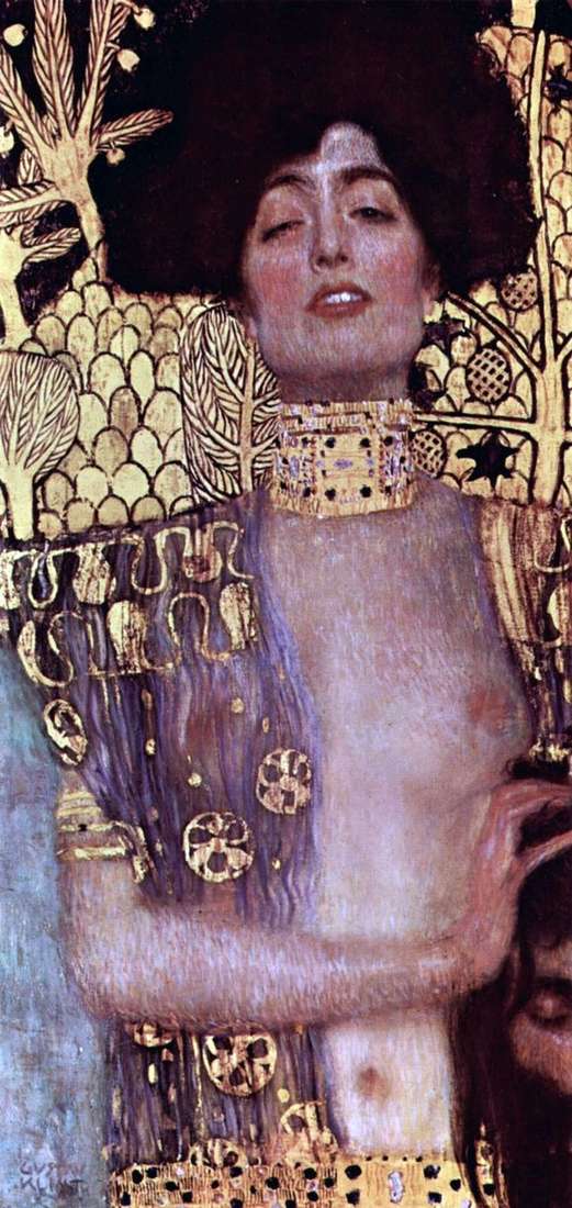 Описание картины Густава Климта «Юдифь с головой Олоферна»