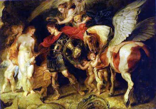 Описание картины Питера Рубенса «Персей и Андромеда»