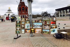 Великолепные картины владимирских художников на театральной!