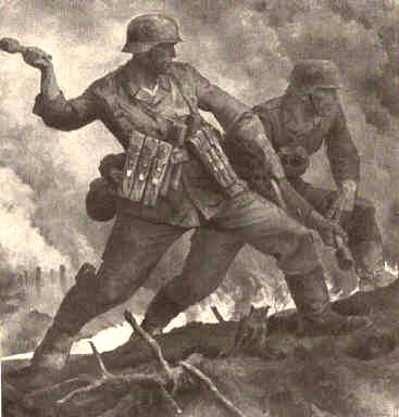 Р. Липус. Воины. 1943