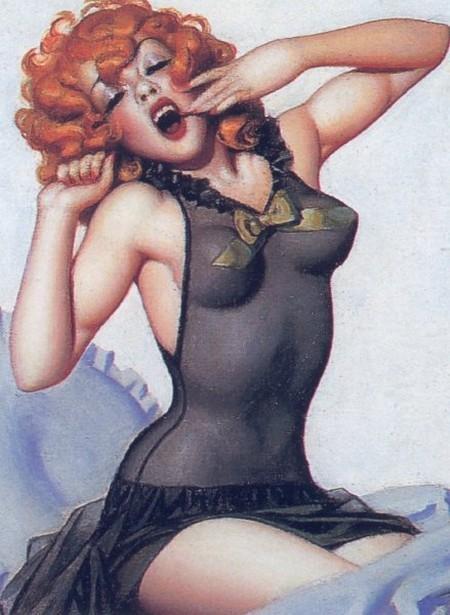 Фривольные пинап картинки от Enoch Bolles