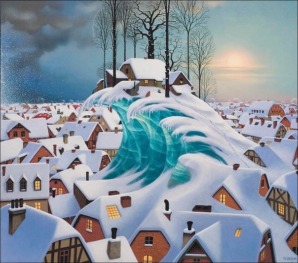 Завораживающие картины художника Jacek Yerka