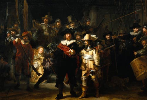 Рембрандт ван Рейн. «Ночной дозор». 1642 год
