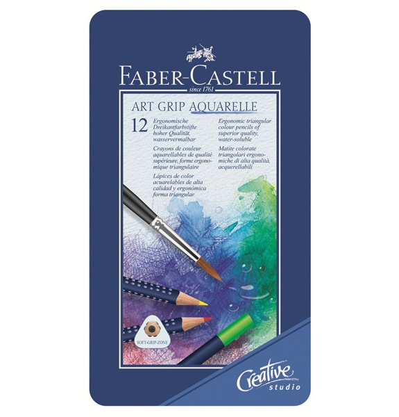 Акварельные карандаши Faber-Castell Art GRIР (12 цветов)
