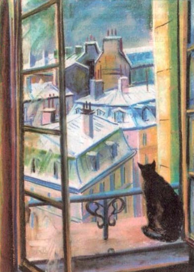 Кот на окне Вилли Джеймса