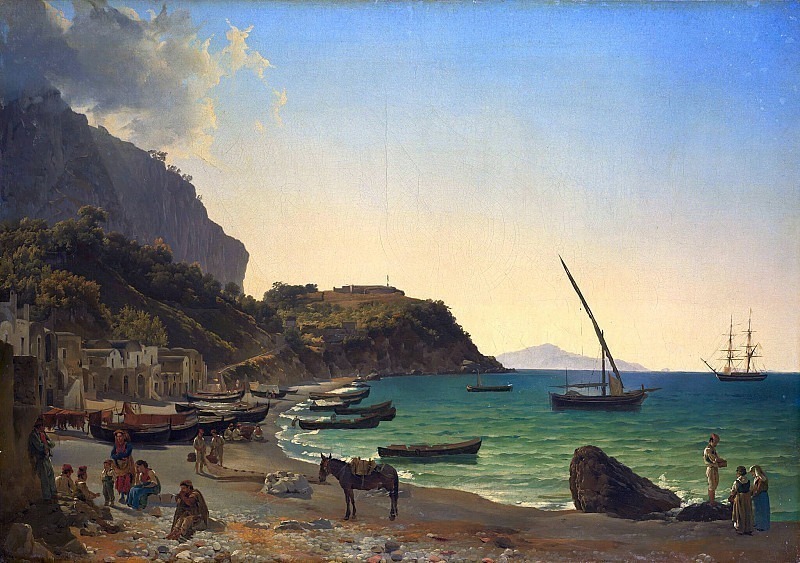 Большая гавань на острове Капри 1828