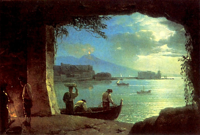 Вид на Везувий 1820-е